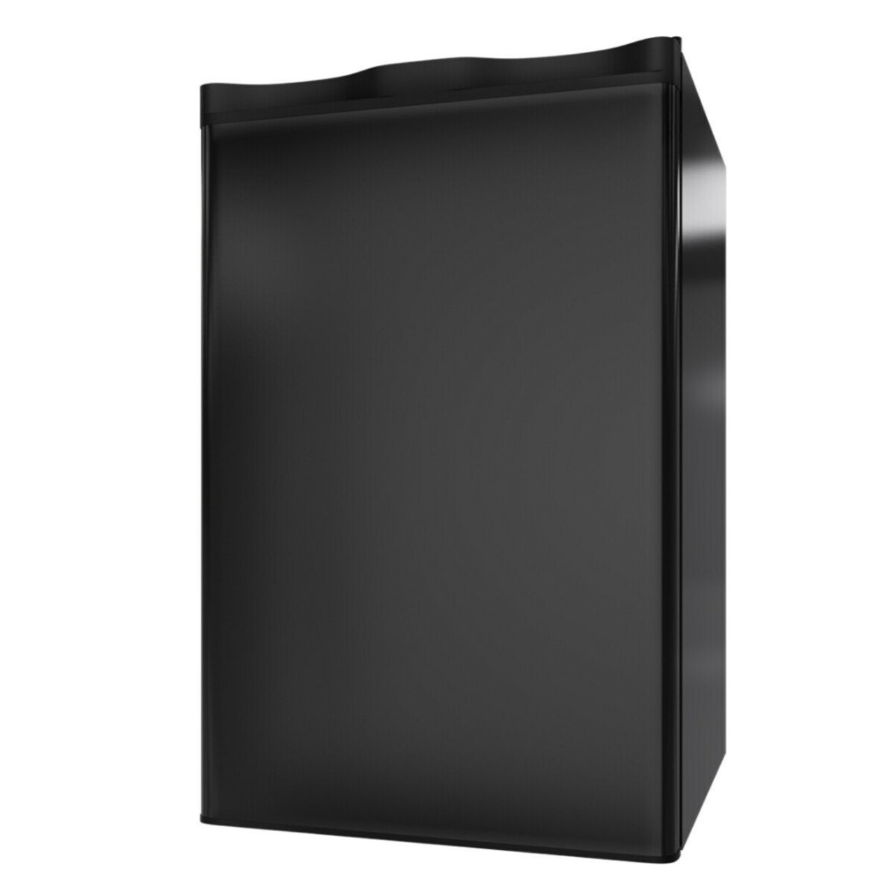 Black 3.2 cu.ft. Mini Dorm Compact Refrigerator with Height-Adjustable Glass Shelves